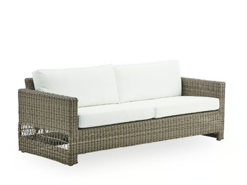 CARRIE EXTERIOR - 3 seater garden sofa in aluminium and ArtFibre by Sika Design - view 2